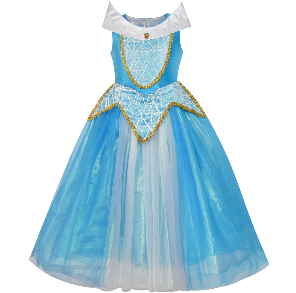 princess aurora dress blue