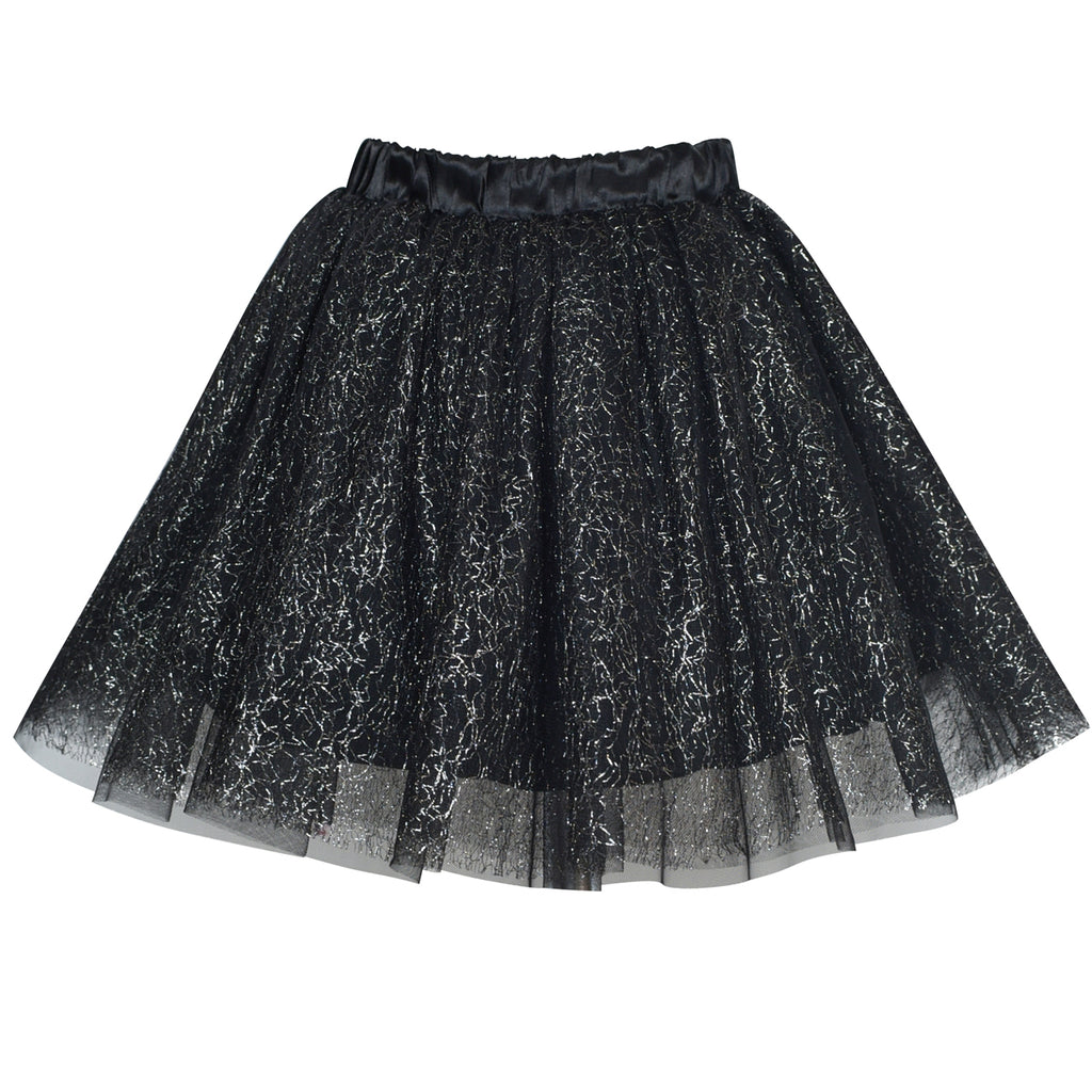 Girls Skirt Black 3-layers Tutu Dancing Ballet – Sunny Fashion
