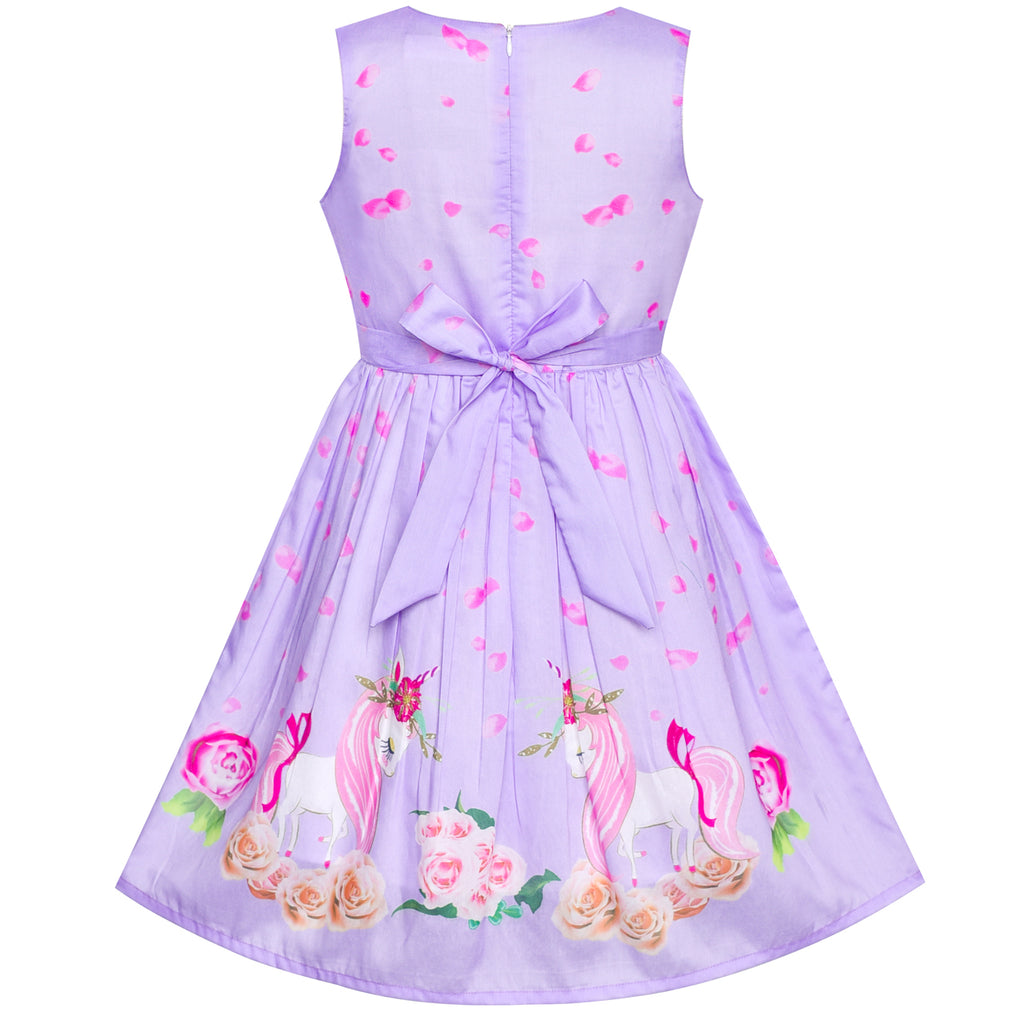 purple unicorn dress
