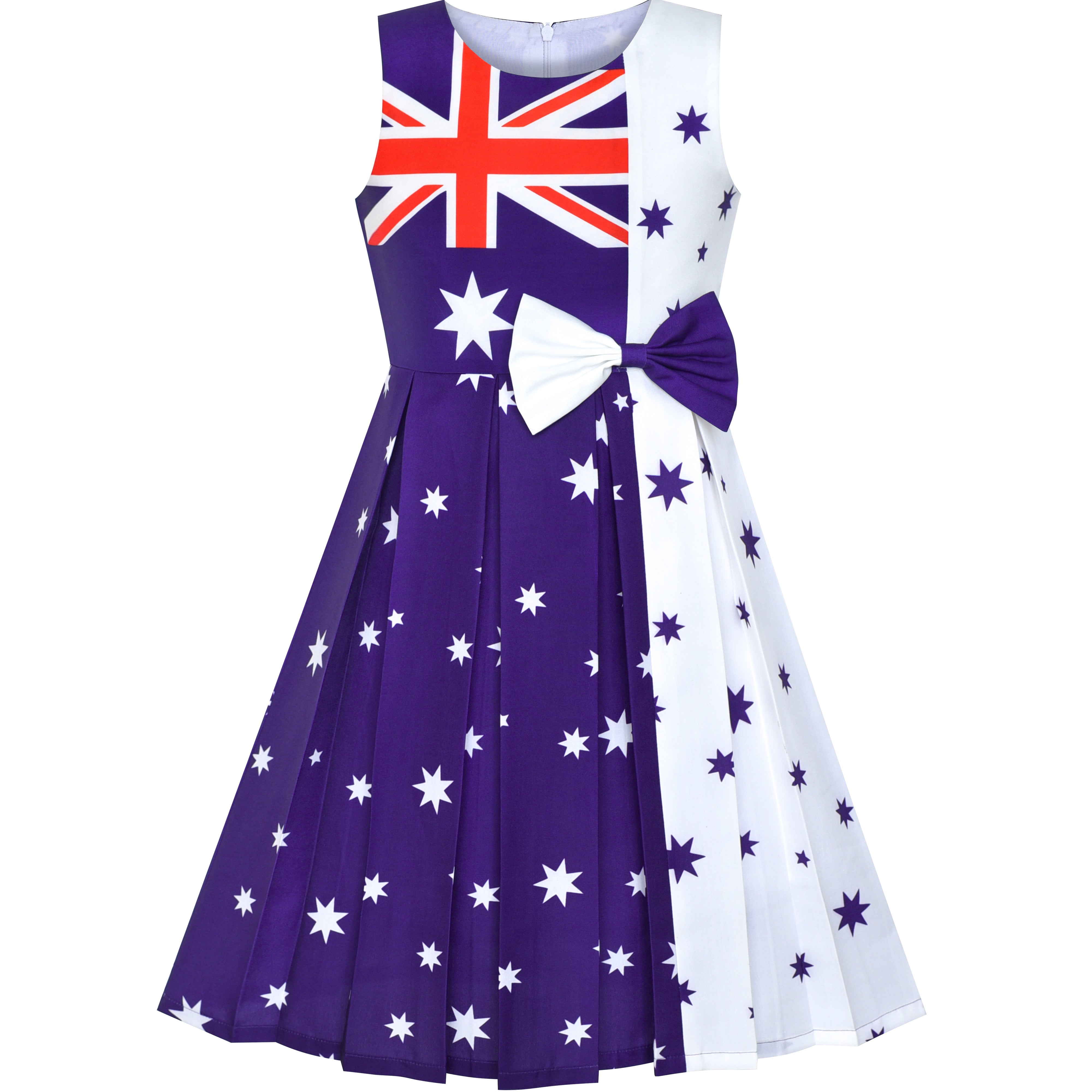 Girls Dress Australia National Flag 
