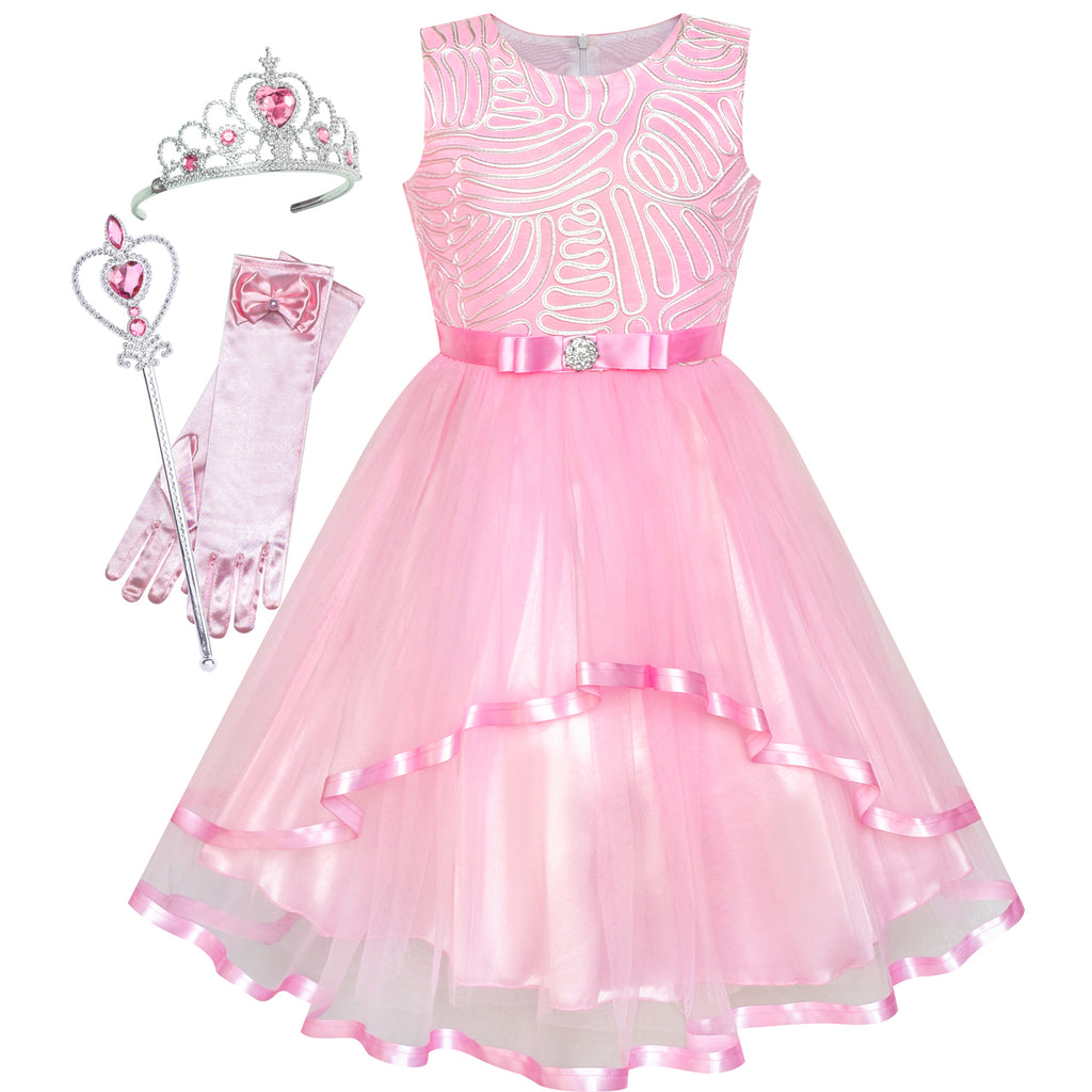 flower girl dresses pink princess