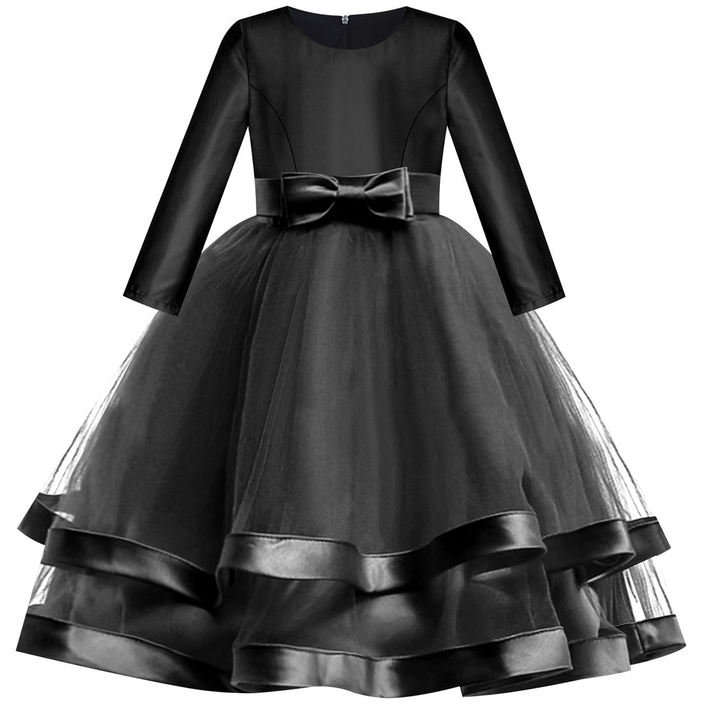 black gown for girls