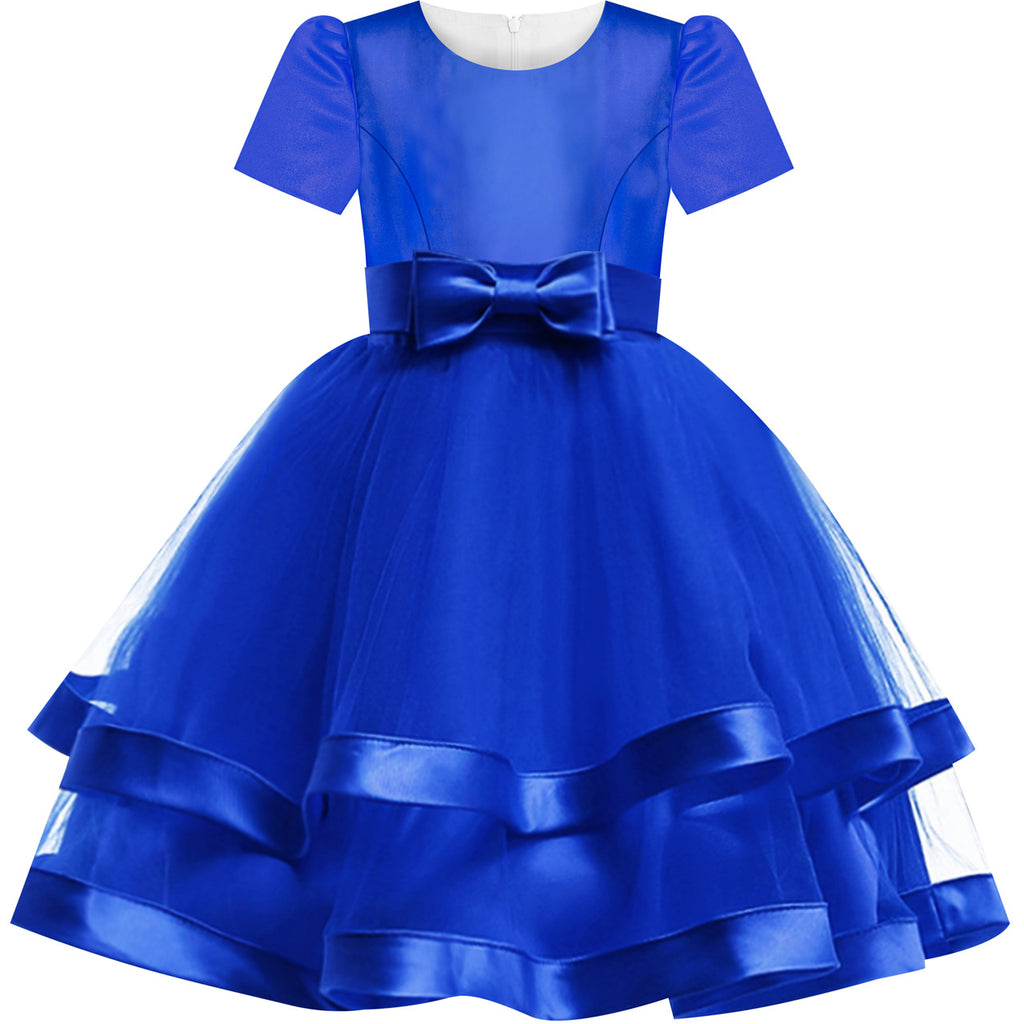 royal blue frock dress