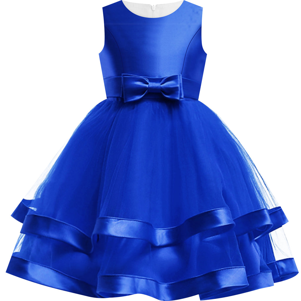 blue colour dress for girl