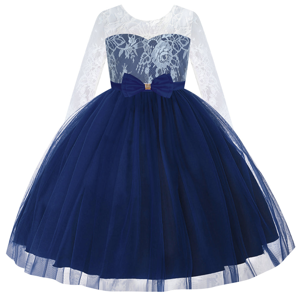 navy blue lace dress for wedding