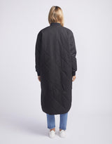 Natalie Long Coat - Black