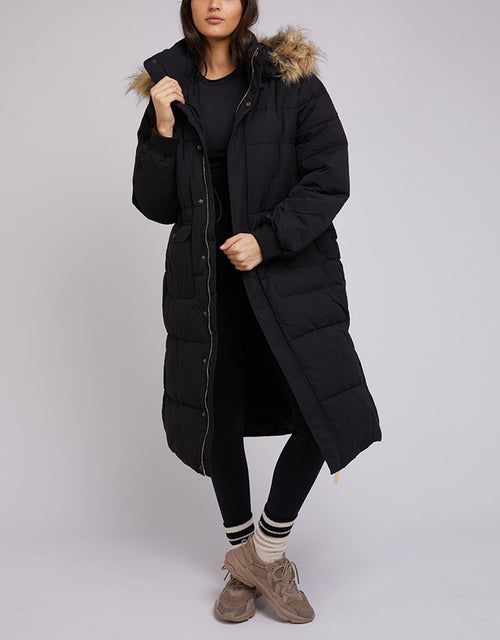 All About Eve Remi Luxe Puffer Vest - Black