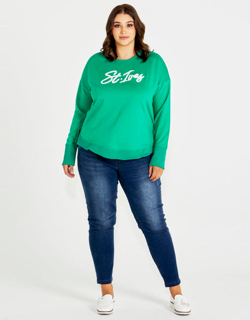 betty-basics-lucy-french-terry-sweat-jade-womens-clothing