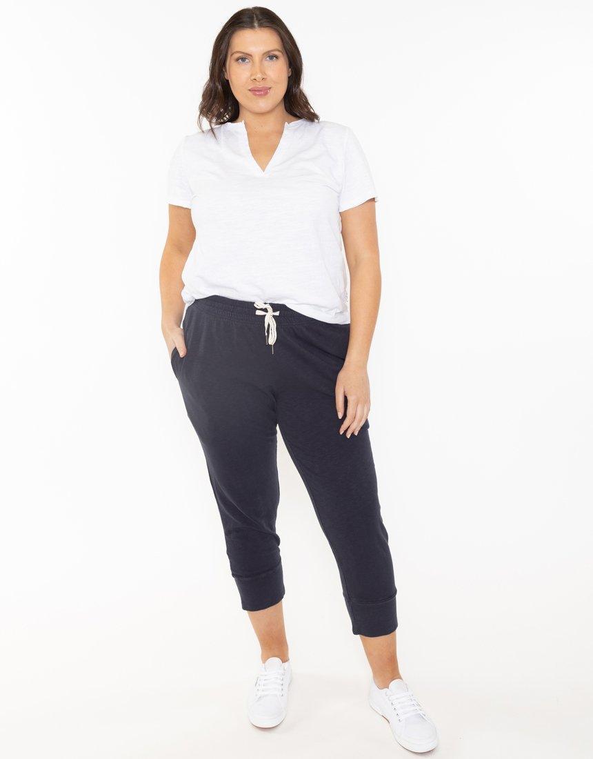 3/4 Brunch Pants - Navy