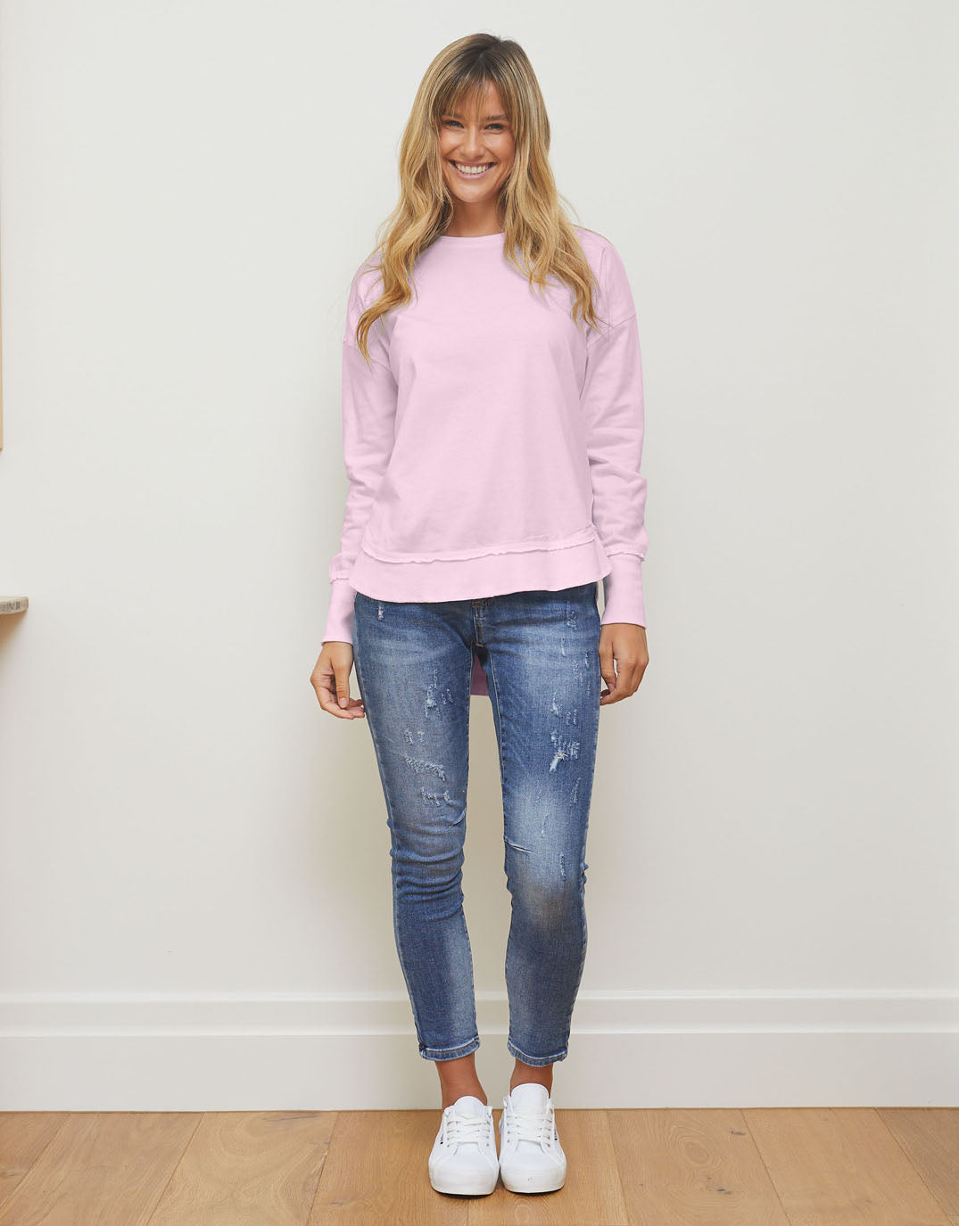 Farrah Long Sleeve - Blossom Pink