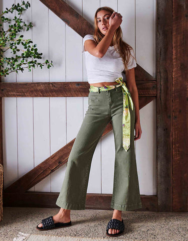 Kireina Freya Jeans Khaki