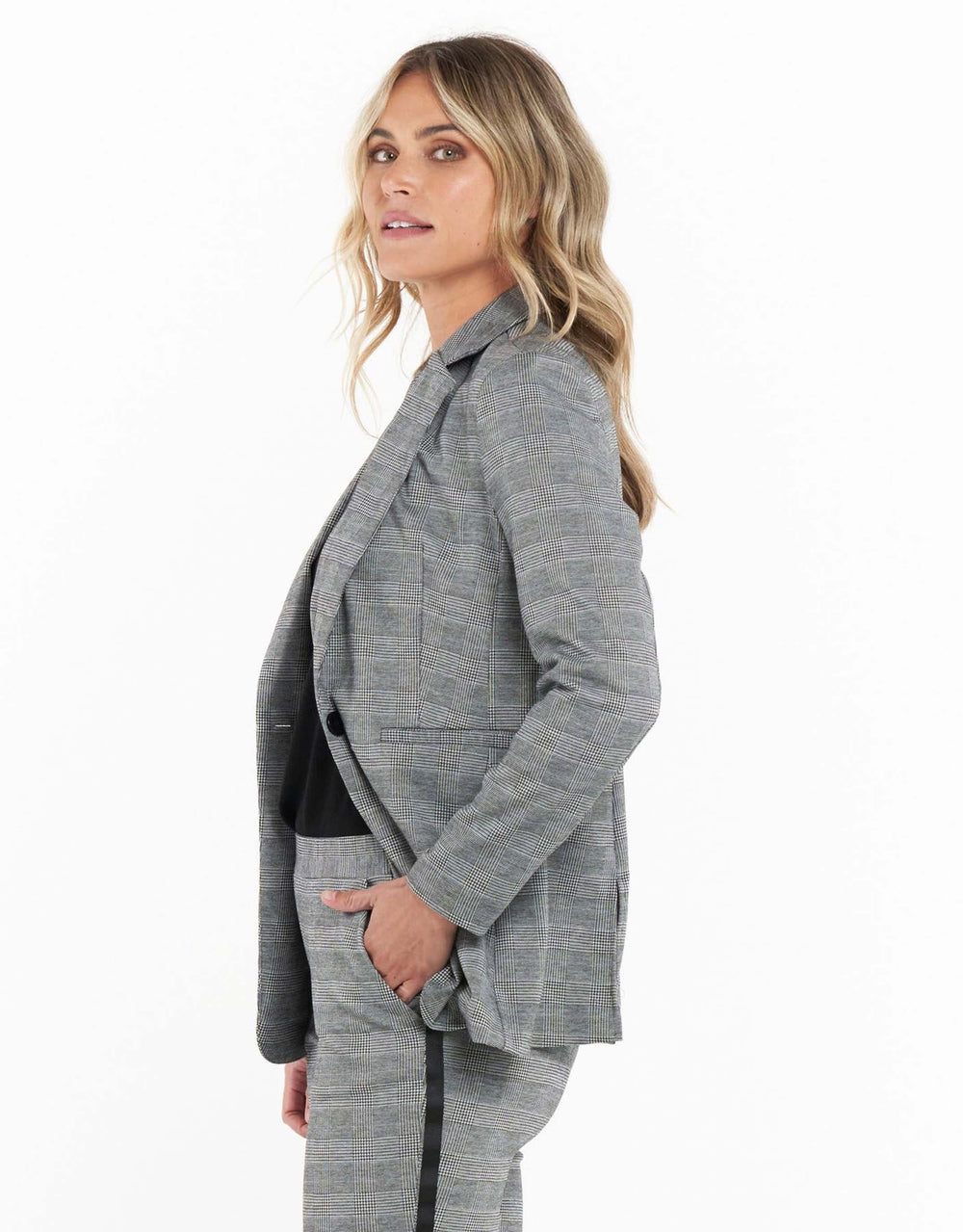 betty-basics-rosa-blazer-grey-check-womens-clothing