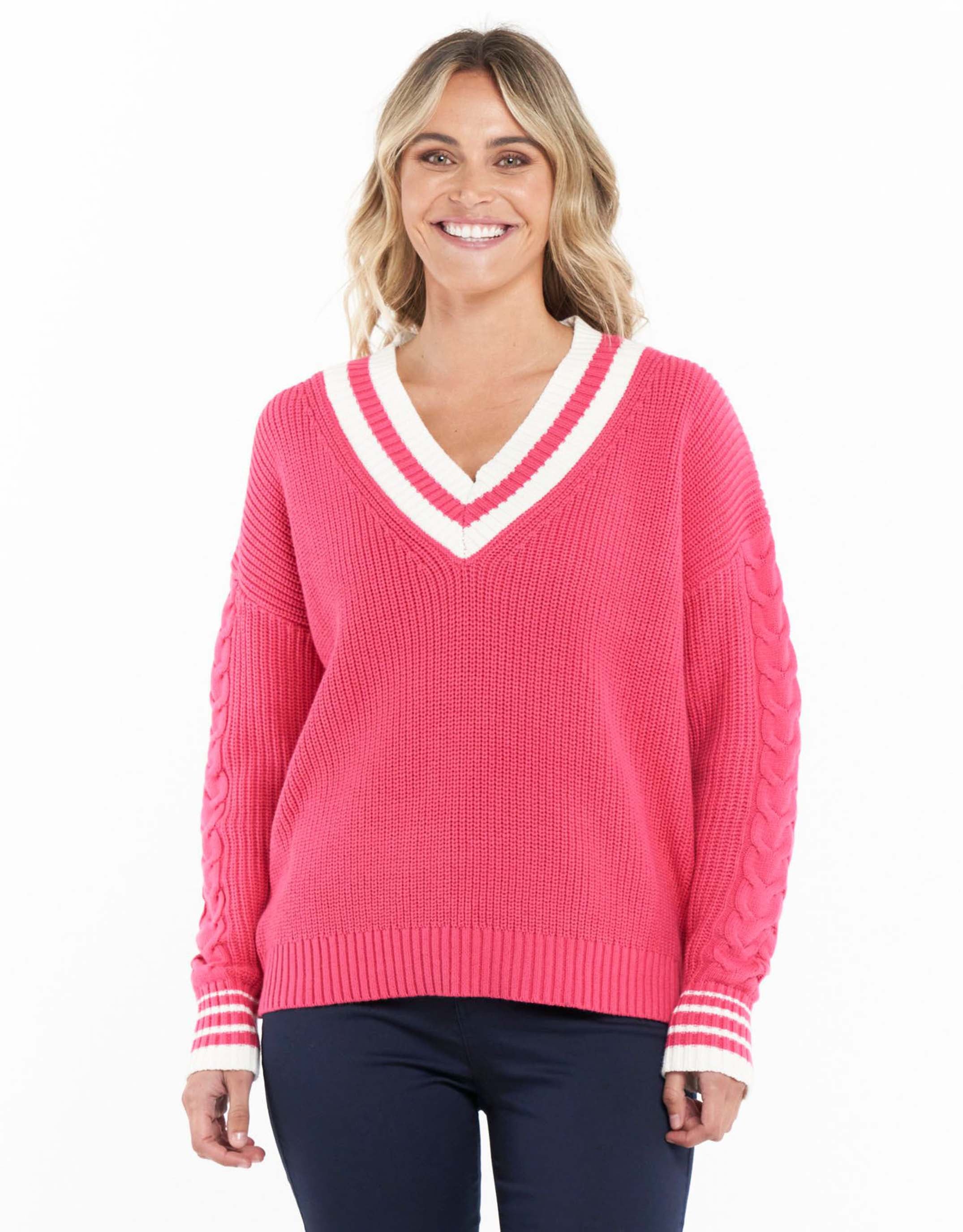 betty-basics-st-germaine-v-neck-jumper-pink-womens-clothing