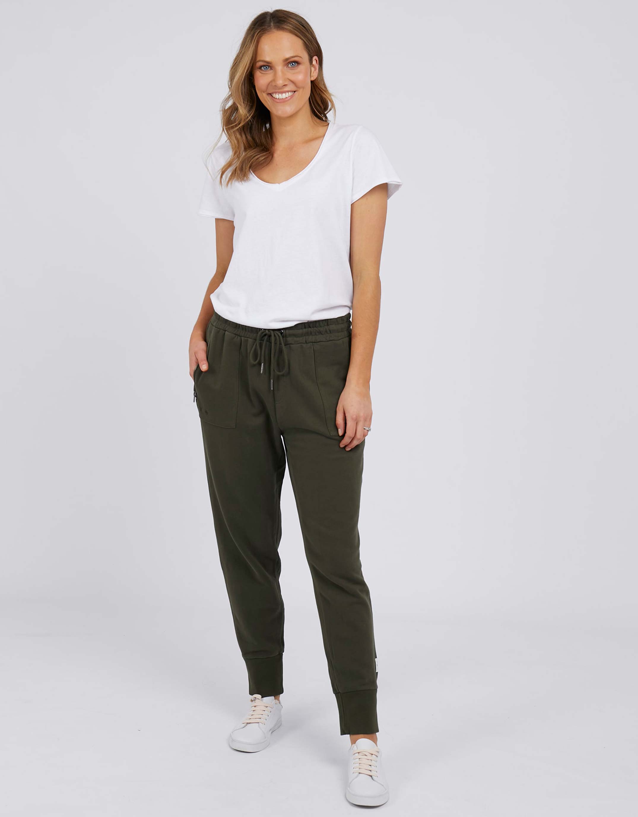 Cosy Trackpant - Dark Khaki