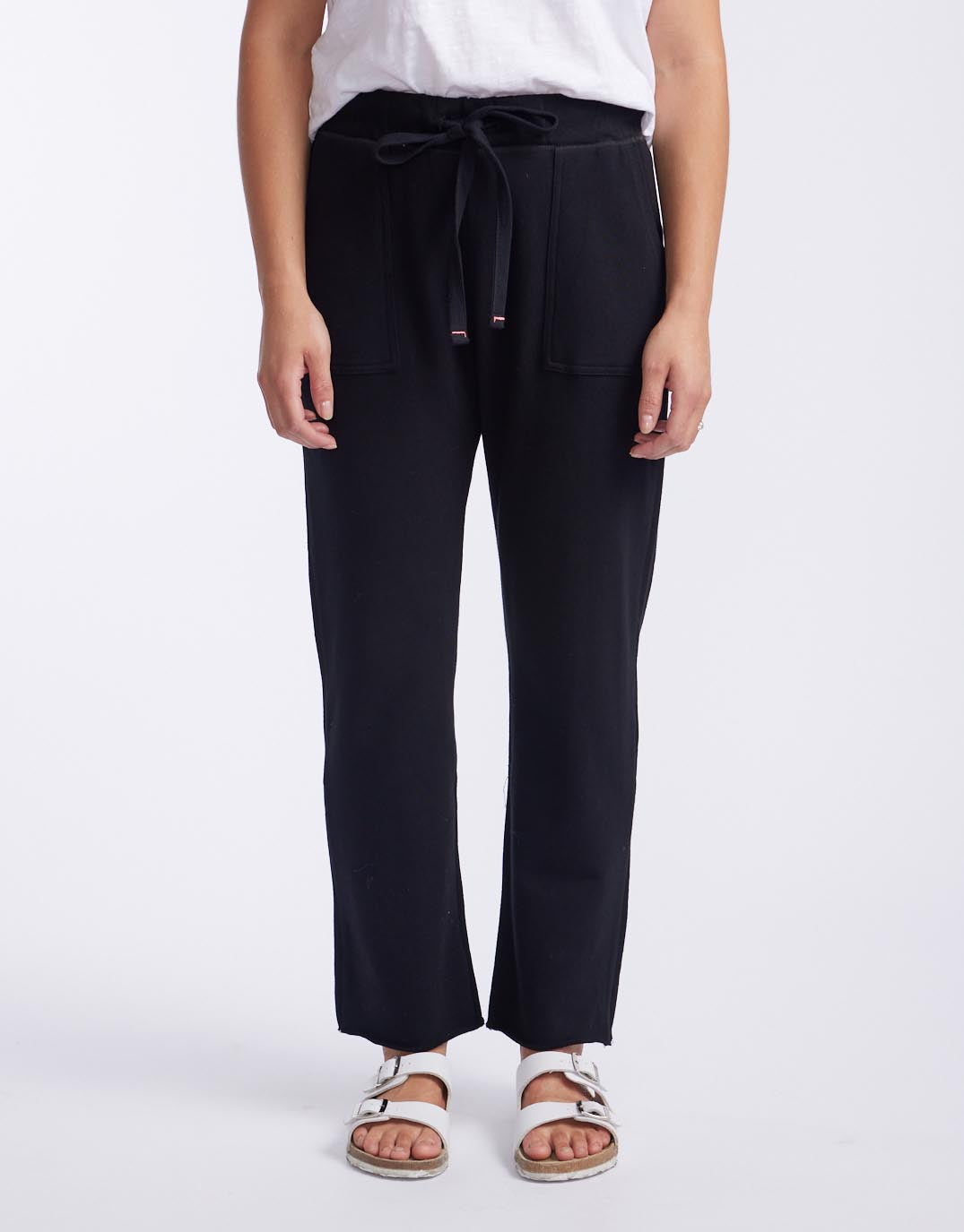 Raw Edge Lounge Pant - Black