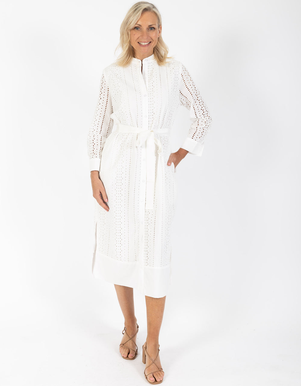 Picnic Shirt Dress - White