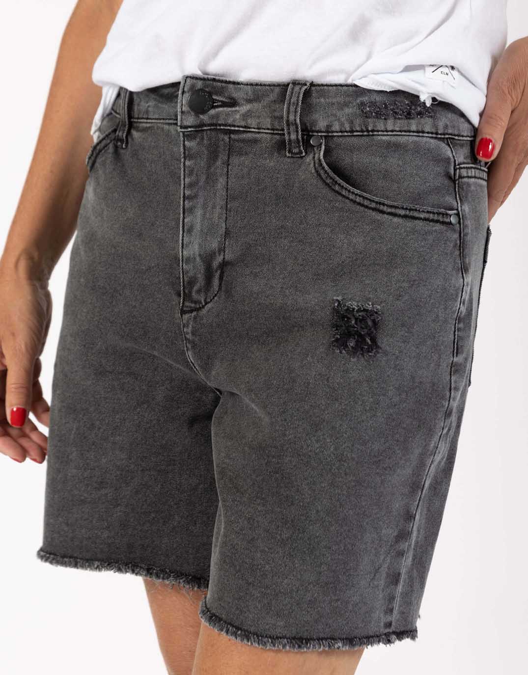 Amble Short - Washed Black