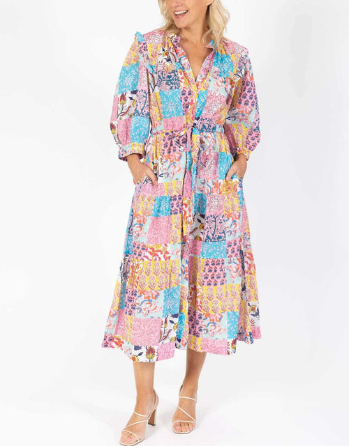 Kara Midi Dress - Patchwork