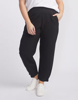 Threadz | Plus Size Cameron Pant - Black | Lounge Pants | Plus Size Clothing