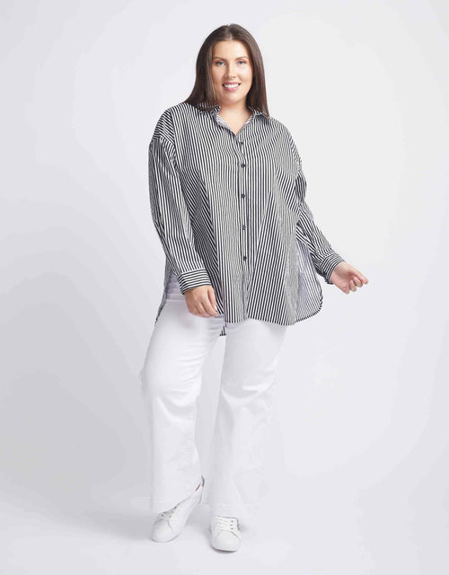 betty-basics-cleo-shirt-black-thick-stripe-womens-plus-size-clothing