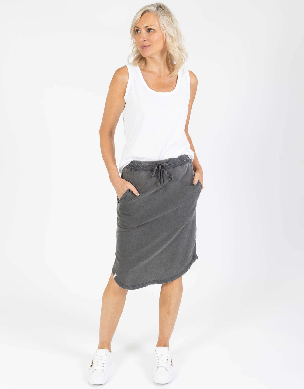 Cloud Isla Skirt - Charcoal