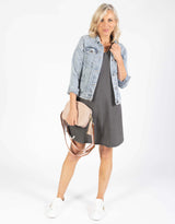 Cloud Mary Dress - Charcoal