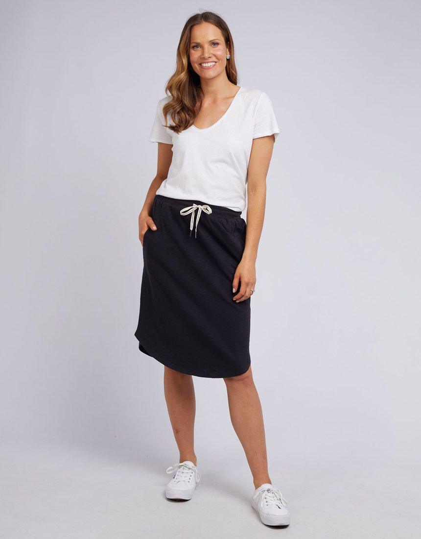 Isla Skirt - Washed Black