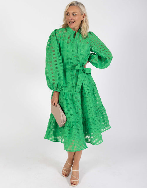 Serena Dress - Apple Green