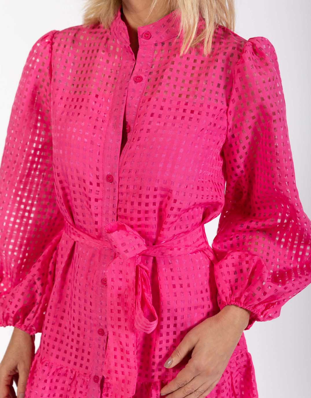 Serena Dress - Hot Pink