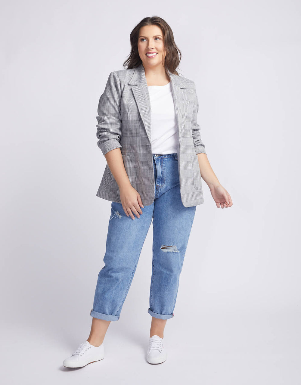 gordon-smith-plus-size-diana-check-jacket-silver-plus-size-clothing