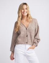 vero-moda-yvonne-long-sleeve-rolledge-cardi-silver-womens-clothing