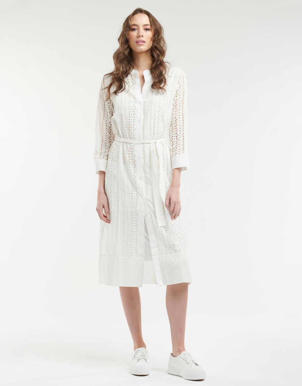 Picnic Shirt Dress - White