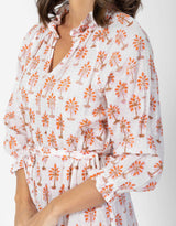 Byron Dress - Pink/Orange Barbados