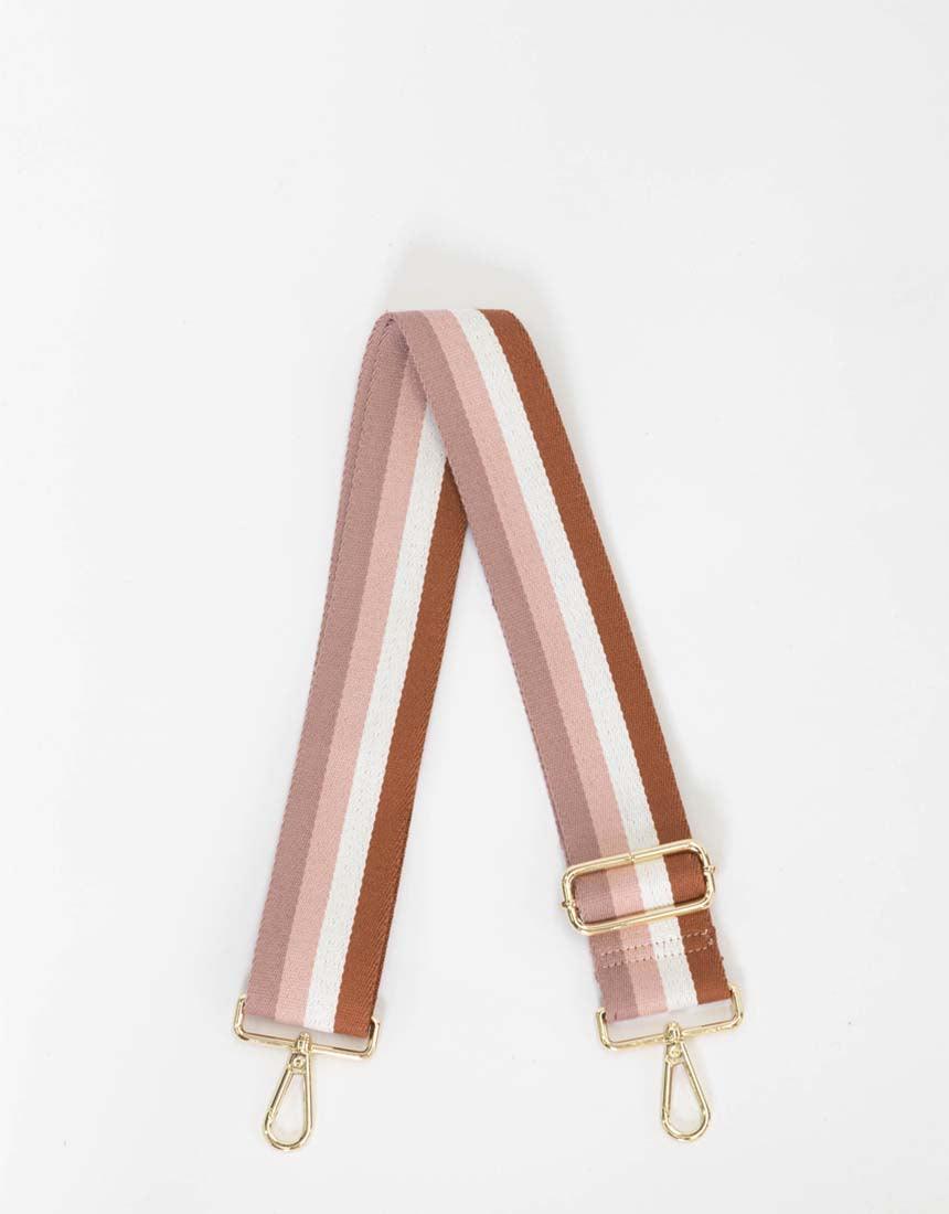 Bag Strap Stripe - Blush/White