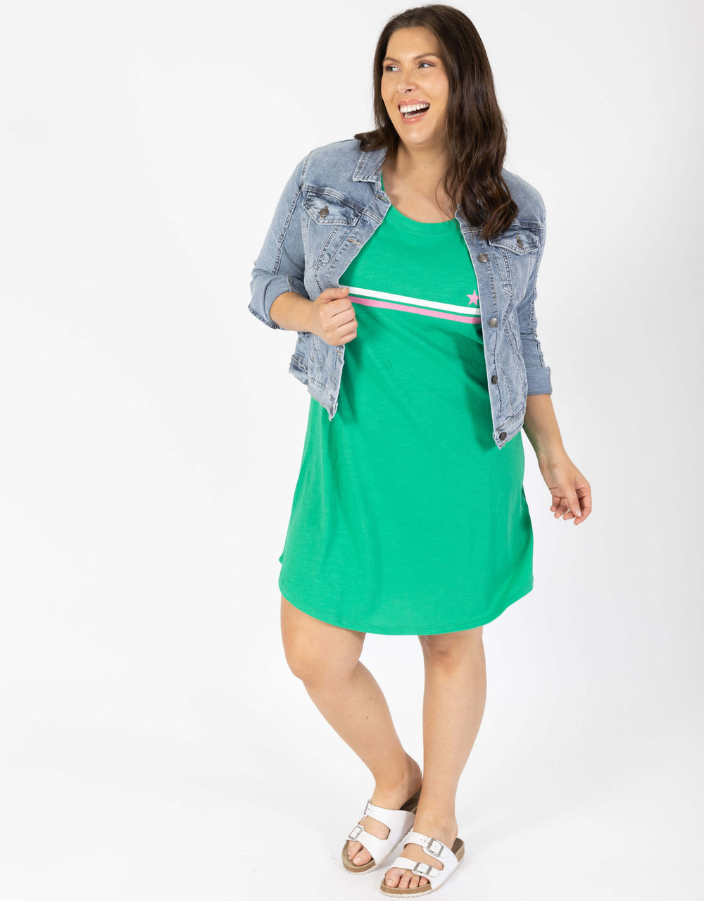 white-and-co-label-beach-club-dress-green-plus-size-clothing