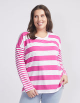 betty-basics-betty-boxy-tee-berry-stripe-womens-plus-size-clothing