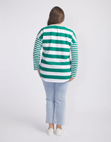 betty-basics-betty-boxy-tee-green-stripe-womens-plus-size-clothing