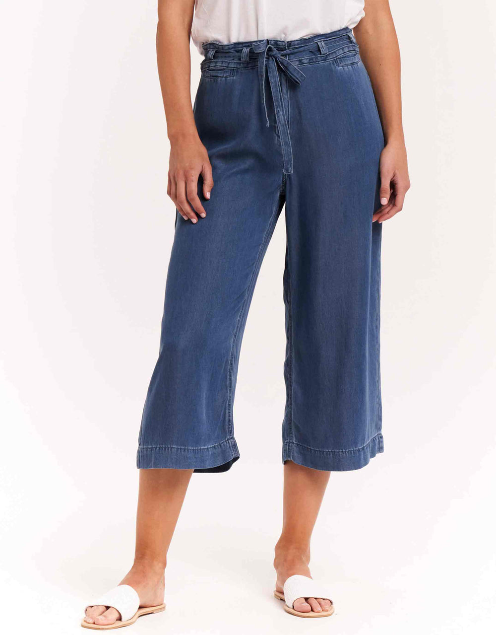 Daisie Lyocell Denim Pants - Denim