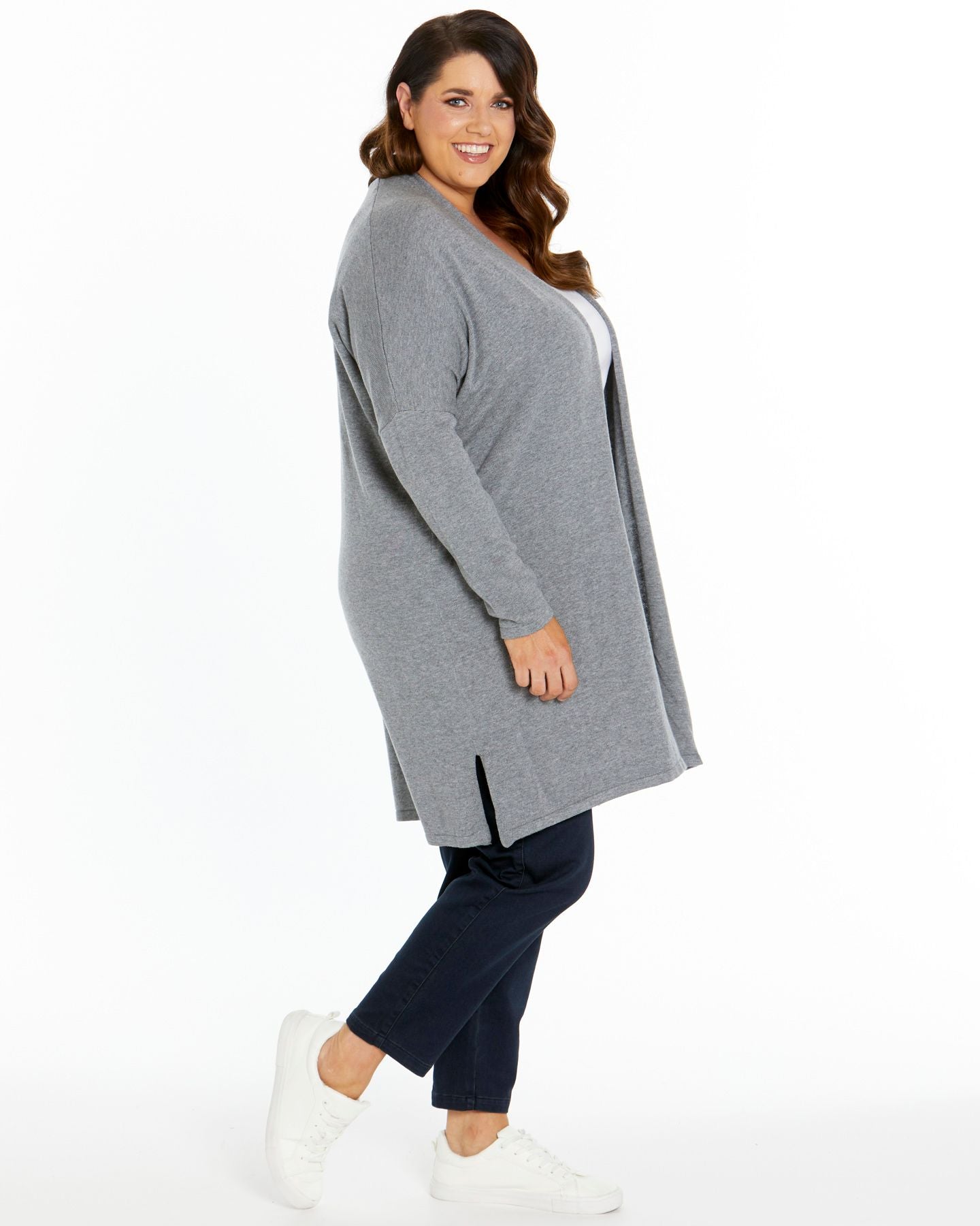 Donna Knit Cardigan - Slate