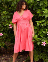 Plus Size Lisa Maree Dress - Fiery Red