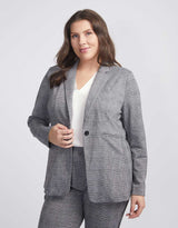 betty-basics-rosa-blazer-grey-check-womens-plus-size-clothing