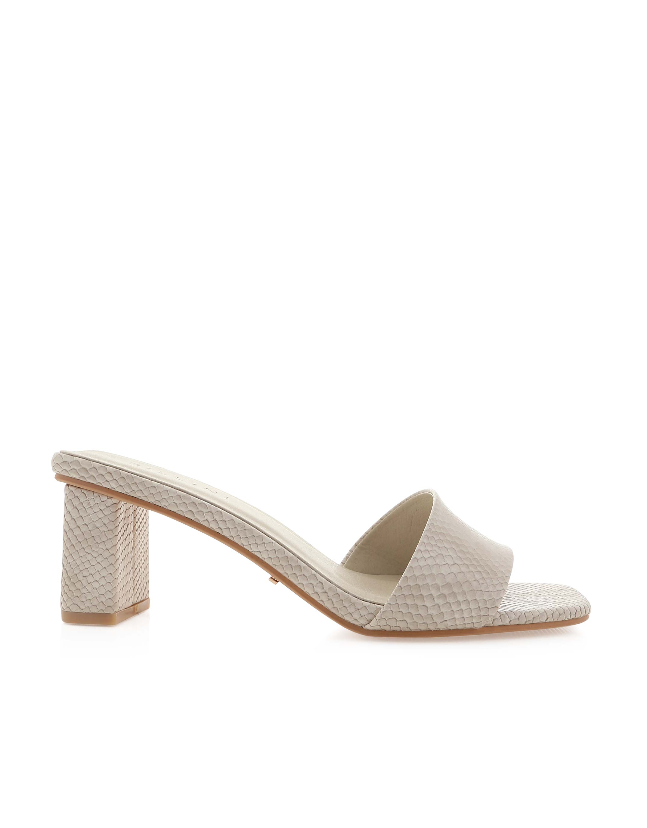 Jocelyn Block Heel Sandal - Bone Scale