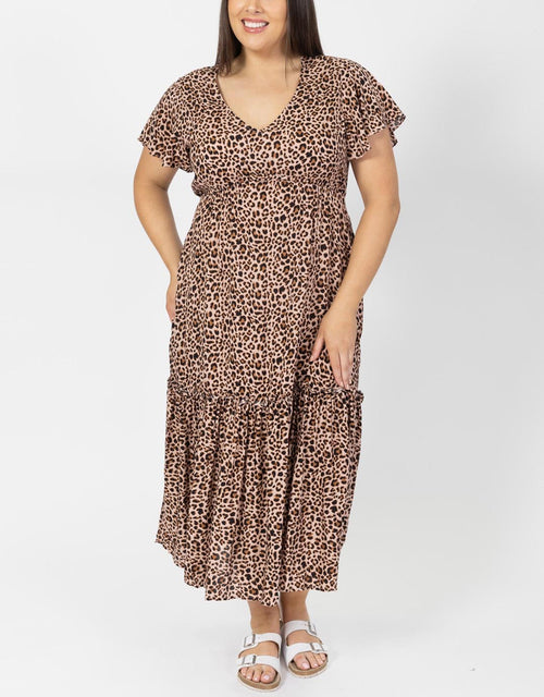 The Plus Size Charlie Maxi Dress - Leopard Print