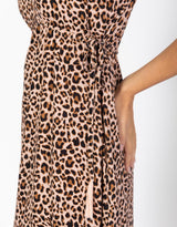 The Charlie Maxi Dress - Leopard Print