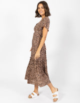 The Charlie Maxi Dress - Leopard Print