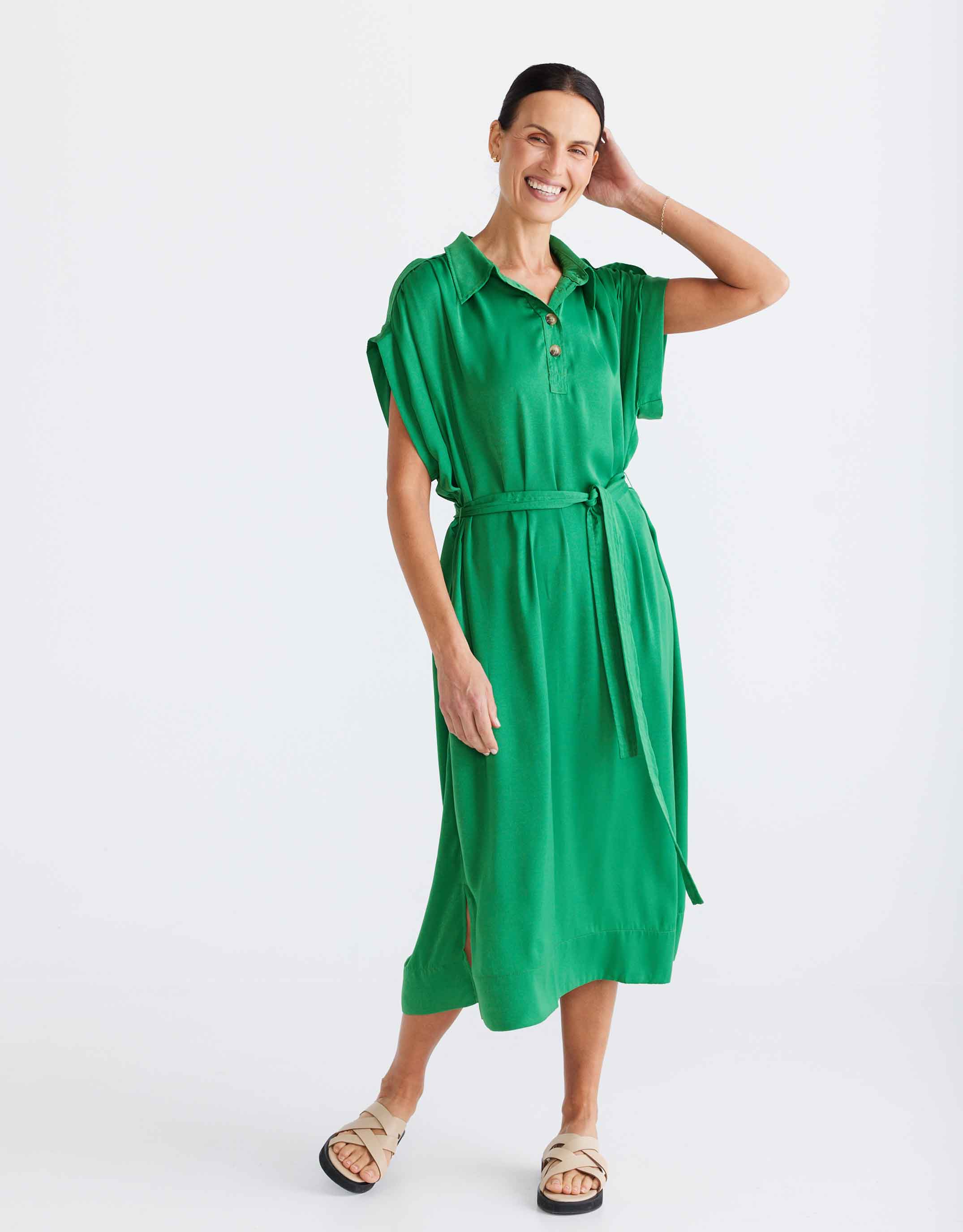 Sharmaine Dress - Emerald
