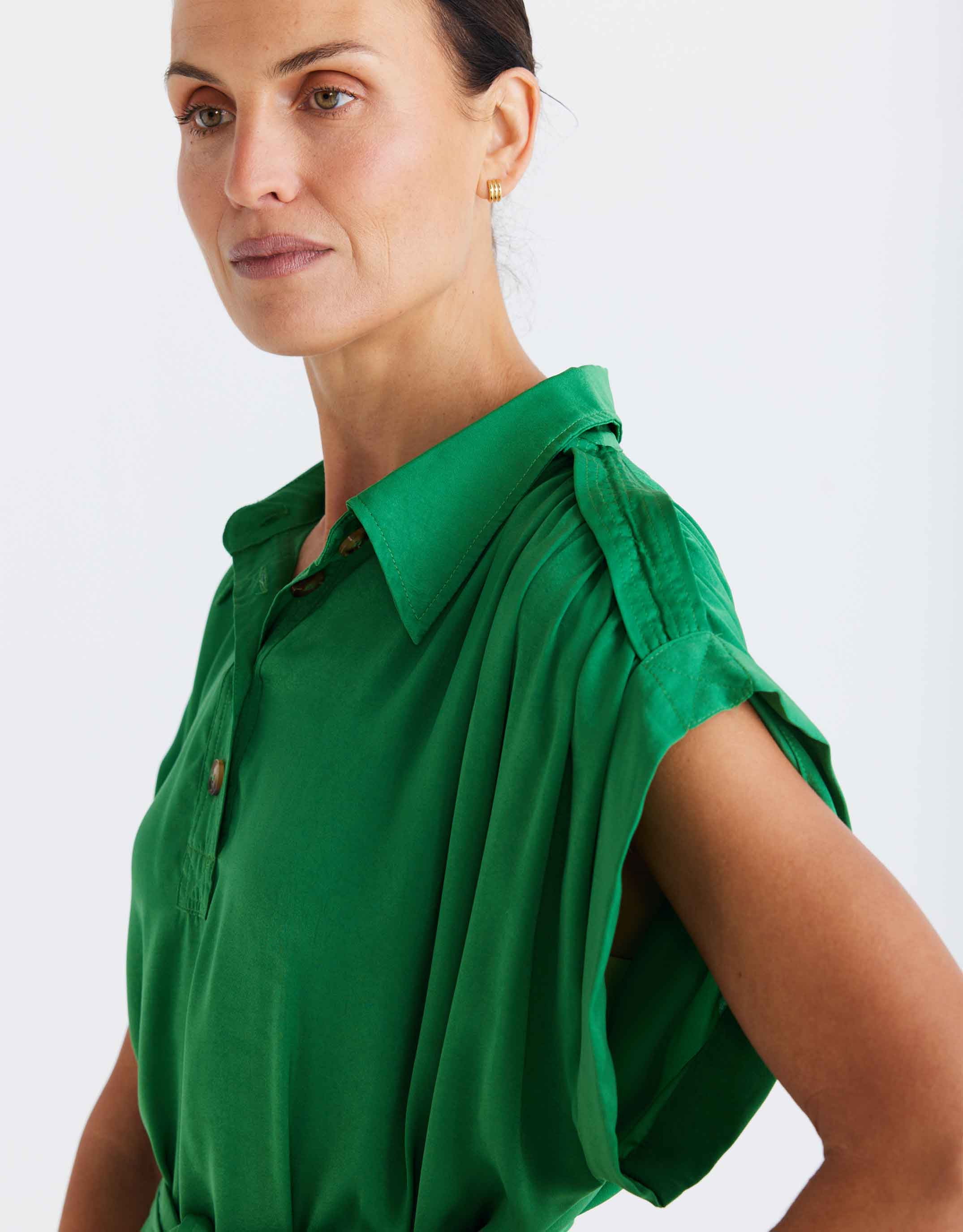 Sharmaine Dress - Emerald
