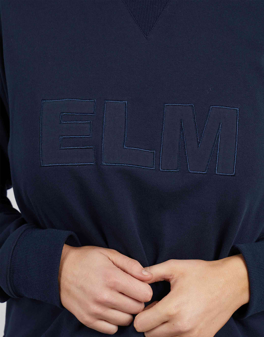 elm-applique-sweat-navy-plus-size-clothing