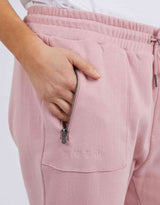 Plus Size Cosy Trackpant - Dusty Pink