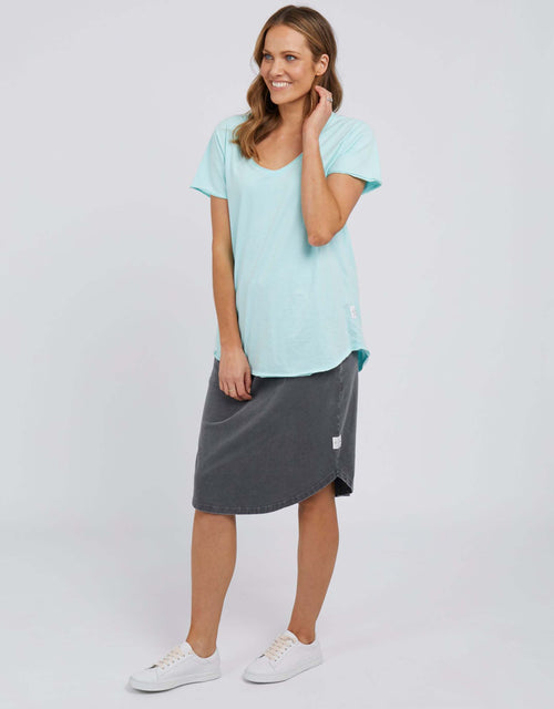 Cloud Vee Short Sleeve Tee - Lagoon